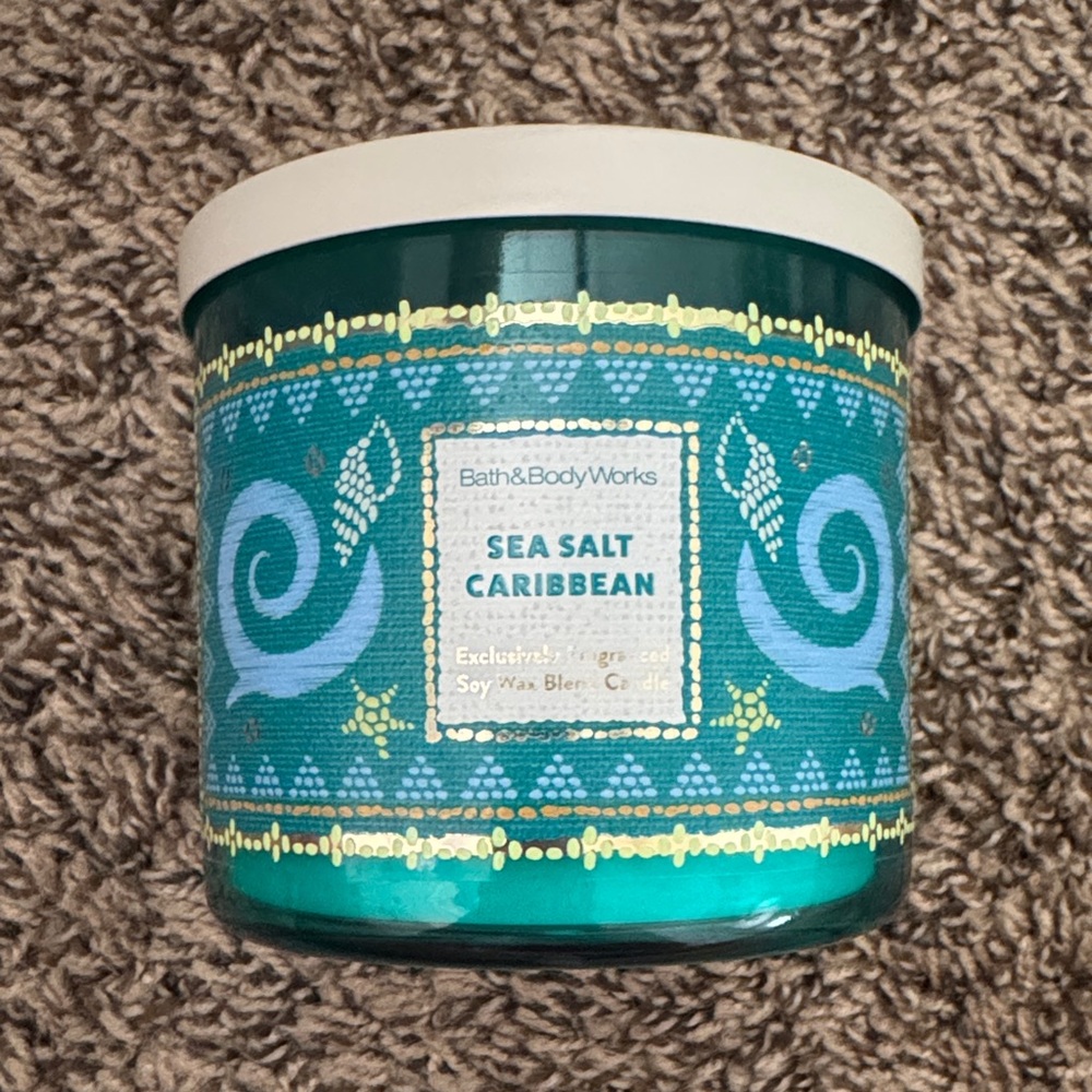 Brand New - Bath & Body Works Sea Salt Caribbean Candle
